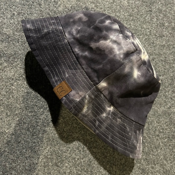 C.C Accessories - C.C Black and Gray Tie-Dye Bucket Hat